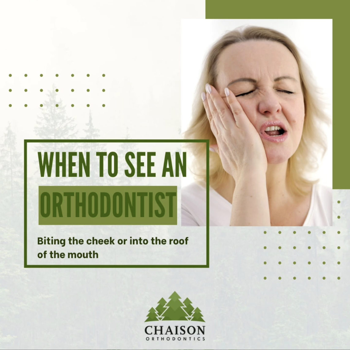 Chaison Orthodontics - When to see an Orthodontist?